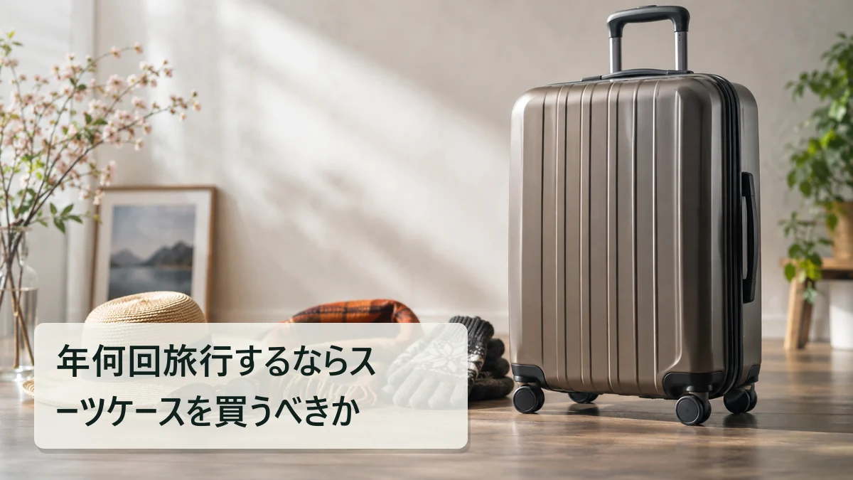 年何回旅行するならスーツケースを買うべきか｜買いボーダー