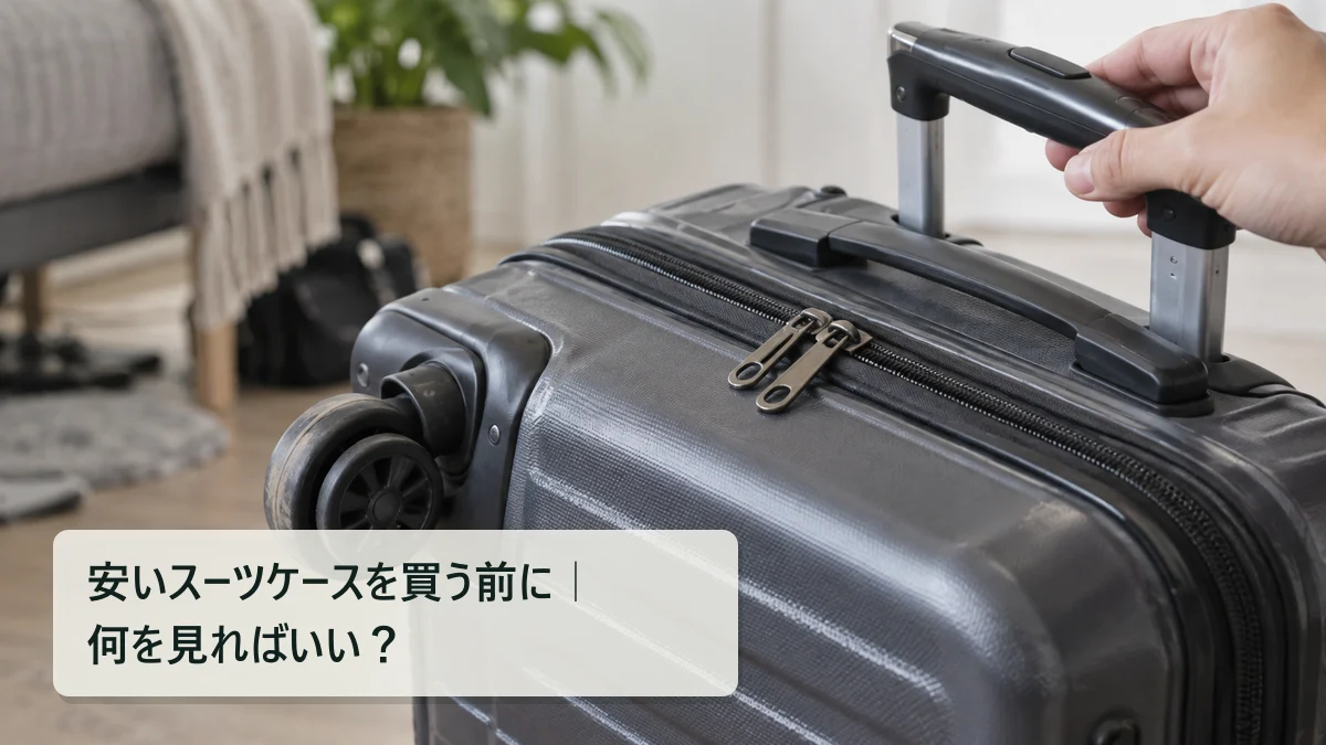 安いスーツケースを買う前に｜何を見ればいい？｜買いボーダー